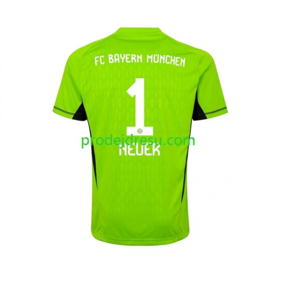 FC Bayern Mnichov Dresy Fotbal Manuel Neuer 1 Brankářské Muž Venkovní 2023-2024 Krátký rukáv