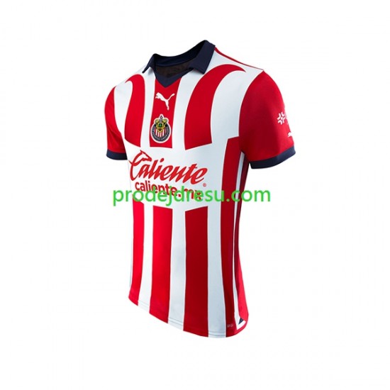 CD Guadalajara Dresy Fotbal Muž Domácí 2023-2024 Krátký rukáv