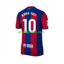 FC Barcelona Dresy Fotbal Ansu Fati 10 Muž Domácí 2023-2024 Krátký rukáv