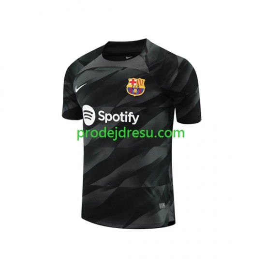 FC Barcelona Dresy Fotbal Brankářské Muž Venkovní 2023-2024 Krátký rukáv