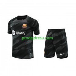 FC Barcelona Dresy Fotbal Brankářské Dětský Venkovní 2023-2024 Krátký rukáv