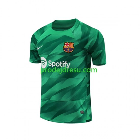 FC Barcelona Dresy Fotbal Ter Stegen 1 Brankářské Muž Domácí 2023-2024 Krátký rukáv