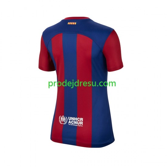 FC Barcelona Dresy Fotbal Žena Domácí 2023-2024 Krátký rukáv