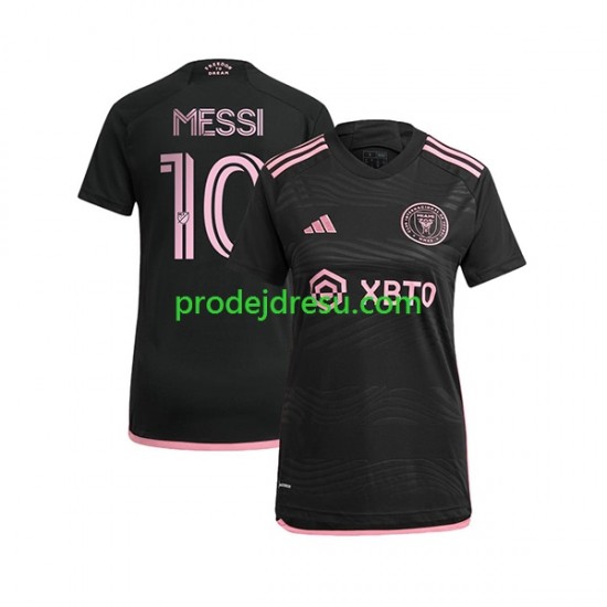 Inter Miami Dresy Fotbal Lionel Messi 10 Žena Venkovní 2023 Krátký rukáv