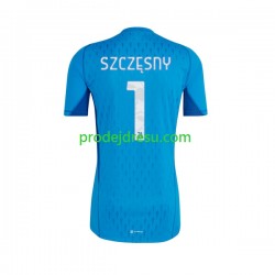 Juventus Dresy Fotbal Wojciech Szczesny 1 Brankářské Muž Domácí 2023-2024 Krátký rukáv