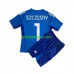 Juventus Dresy Fotbal Wojciech Szczesny 1 Brankářské Dětský Domácí 2023-2024 Krátký rukáv