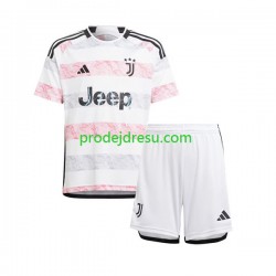 Juventus Dresy Fotbal Dětský Venkovní 2023-2024 Krátký rukáv