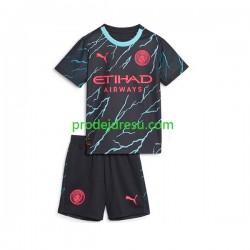 Manchester City Dresy Fotbal Dětský Alternativní 2023-2024 Krátký rukáv