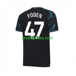 Manchester City Dresy Fotbal Phil Foden 47 Muž Alternativní 2023-2024 Krátký rukáv