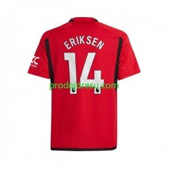 Manchester United Dresy Fotbal Eriksen 14 Muž Domácí 2023-2024 Krátký rukáv