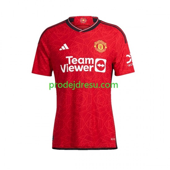 Manchester United Dresy Fotbal Žena Domácí 2023-2024 Krátký rukáv