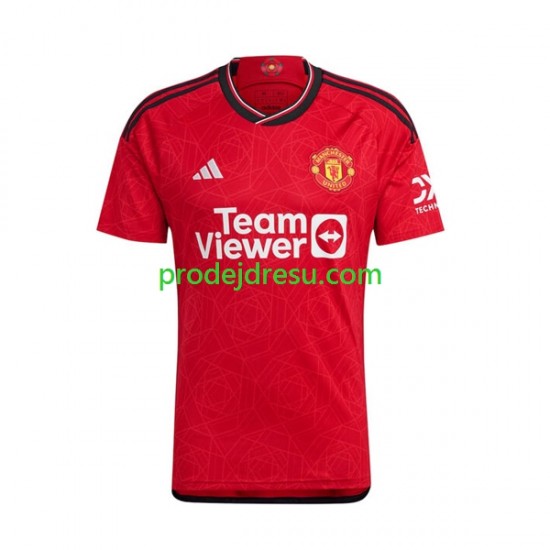 Manchester United Dresy Fotbal Marcus Rashford 10 Dětský Domácí 2023-2024 Krátký rukáv