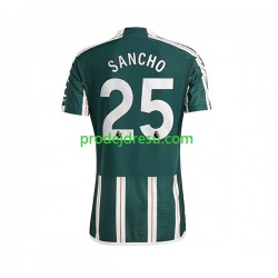 Manchester United Dresy Fotbal Sancho 25 Muž Venkovní 2023-2024 Krátký rukáv