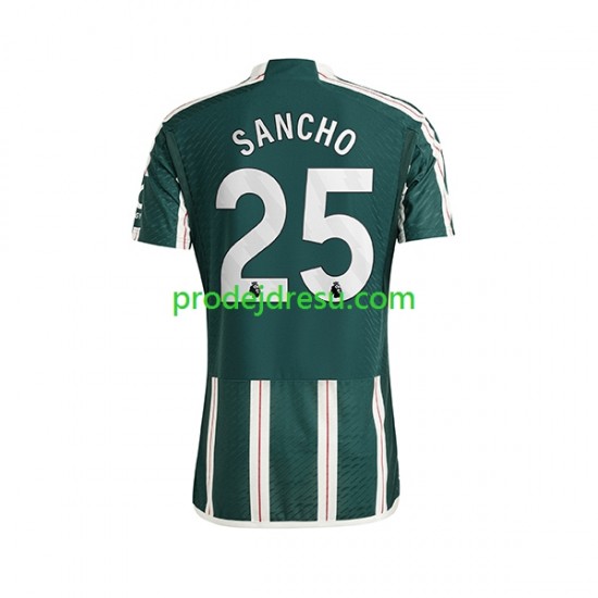 Manchester United Dresy Fotbal Sancho 25 Muž Venkovní 2023-2024 Krátký rukáv