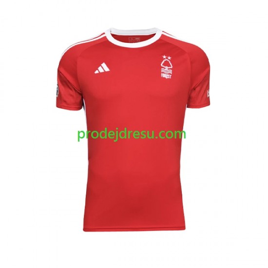 Nottingham Forest Dresy Fotbal Muž Domácí 2023-2024 Krátký rukáv