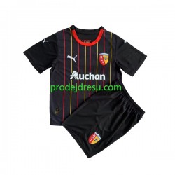 RC Lens Dresy Fotbal Dětský Venkovní 2023-2024 Krátký rukáv