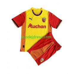 RC Lens Dresy Fotbal Dětský Domácí 2023-2024 Krátký rukáv