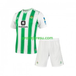Real Betis Dresy Fotbal Dětský Domácí 2023-2024 Krátký rukáv