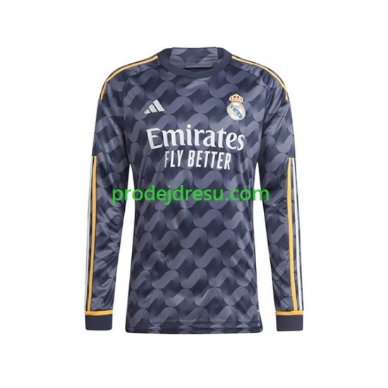 Real Madrid Dresy Fotbal Muž Venkovní 2023-2024 Dlouhý rukáv