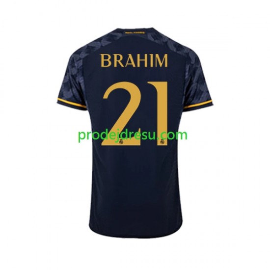 Real Madrid Dresy Fotbal Brahim Diaz 21 Muž Venkovní 2023-2024 Krátký rukáv