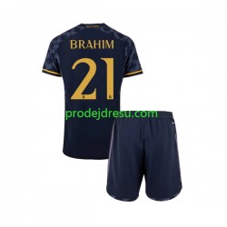 Real Madrid Dresy Fotbal Brahim Diaz 21 Dětský Venkovní 2023-2024 Krátký rukáv