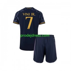Real Madrid Dresy Fotbal Vinicius Junior 7 Dětský Venkovní 2023-2024 Krátký rukáv