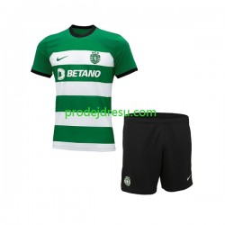 Sporting CP Dresy Fotbal Dětský Domácí 2023-2024 Krátký rukáv