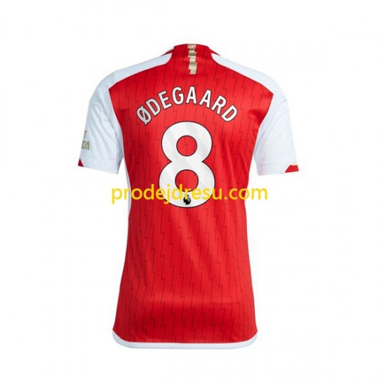 Arsenal Dresy Fotbal Martin Odegaard 8 Muž Domácí 2023-2024 Krátký rukáv