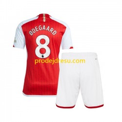 Arsenal Dresy Fotbal Martin Odegaard 8 Dětský Domácí 2023-2024 Krátký rukáv