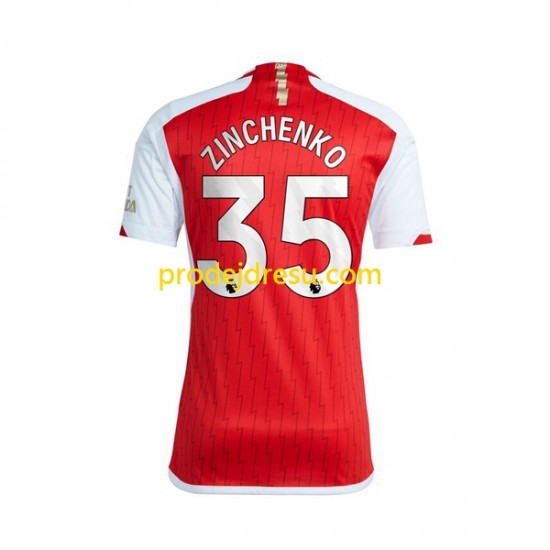 Arsenal Dresy Fotbal Oleksandr Zinchenko 35 Muž Domácí 2023-2024 Krátký rukáv