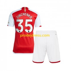 Arsenal Dresy Fotbal Oleksandr Zinchenko 35 Dětský Domácí 2023-2024 Krátký rukáv
