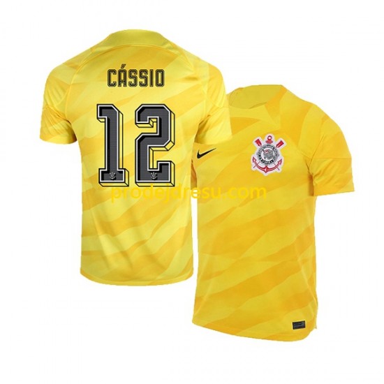 Corinthians Dresy Fotbal Cassio 12 Brankářské Muž Venkovní 2023-2024 Krátký rukáv