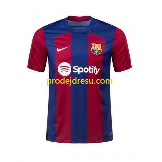FC Barcelona Dresy Fotbal Muž Domácí 2023-2024 Krátký rukáv