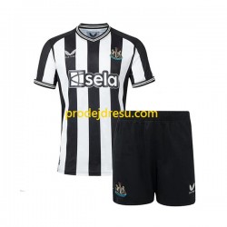 Newcastle United Dresy Fotbal Dětský Domácí 2023-2024 Krátký rukáv
