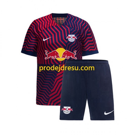 RB Leipzig Dresy Fotbal Dětský Venkovní 2023-2024 Krátký rukáv