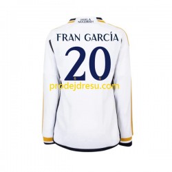 Real Madrid Dresy Fotbal Fran Garcia 20 Muž Domácí 2023-2024 Dlouhý rukáv