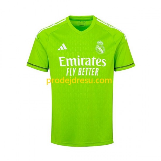 Real Madrid Dresy Fotbal Brankářské Muž Domácí 2023-2024 Krátký rukáv