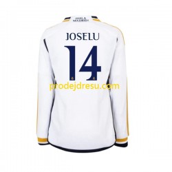 Real Madrid Dresy Fotbal JOSELU 14 Muž Domácí 2023-2024 Dlouhý rukáv