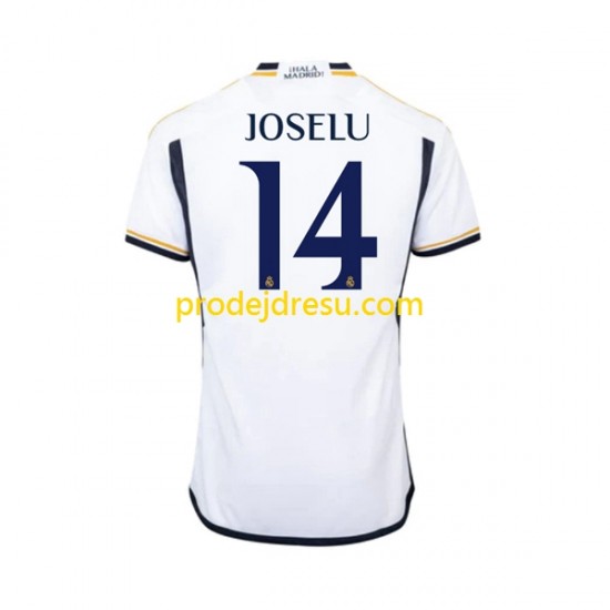 Real Madrid Dresy Fotbal JOSELU 14 Muž Domácí 2023-2024 Krátký rukáv