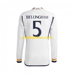 Real Madrid Dresy Fotbal Jude Bellingham 5 Muž Domácí 2023-2024 Dlouhý rukáv