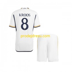 Real Madrid Dresy Fotbal Kroos 8 Dětský Domácí 2023-2024 Krátký rukáv