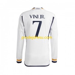Real Madrid Dresy Fotbal Vinicius Junior 7 Muž Domácí 2023-2024 Dlouhý rukáv