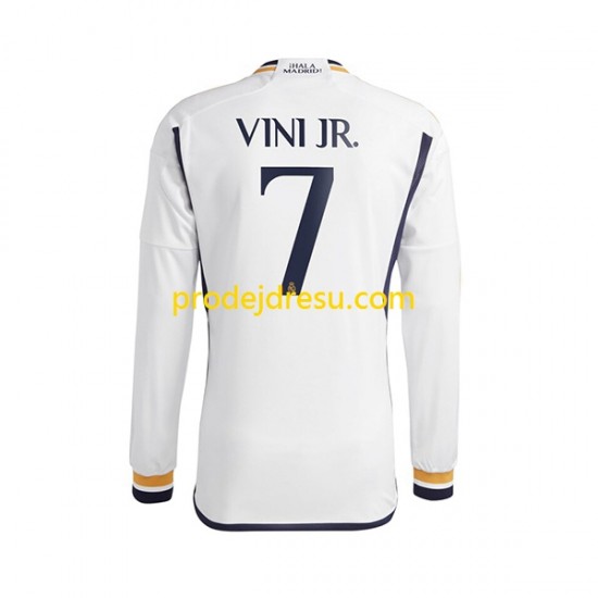 Real Madrid Dresy Fotbal Vinicius Junior 7 Muž Domácí 2023-2024 Dlouhý rukáv