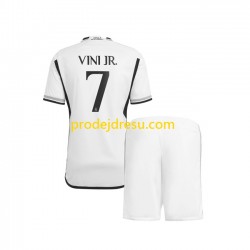 Real Madrid Dresy Fotbal Vinicius Junior 7 Dětský Domácí 2023-2024 Krátký rukáv