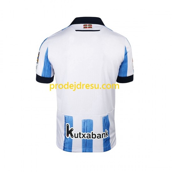 Real Sociedad Dresy Fotbal Muž Domácí 2023-2024 Krátký rukáv