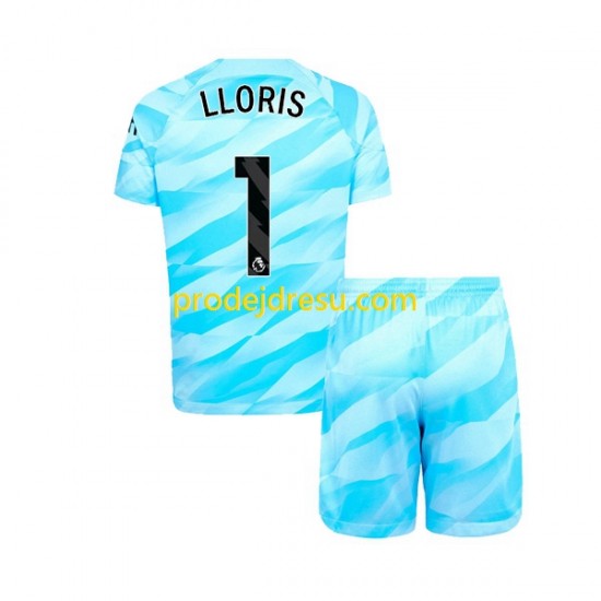 Tottenham Hotspur Dresy Fotbal Hugo Lloris 1 Brankářské Dětský Domácí 2023-2024 Krátký rukáv