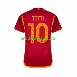 AS Řím Dresy Fotbal Totti 10 Muž Domácí 2023-2024 Krátký rukáv