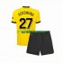 Borussia Dortmund Dresy Fotbal Karim Adeyemi 27 Dětský Domácí 2023-2024 Krátký rukáv