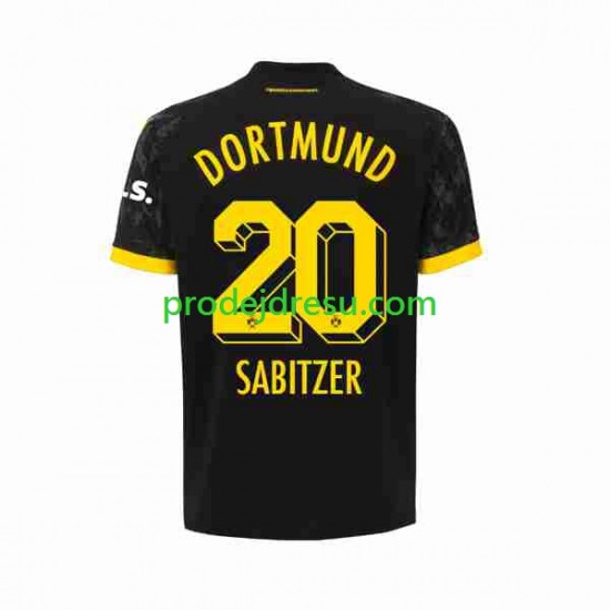 Borussia Dortmund Dresy Fotbal Marcel Sabitzer 20 Muž Venkovní 2023-2024 Krátký rukáv