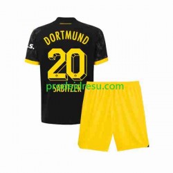 Borussia Dortmund Dresy Fotbal Marcel Sabitzer 20 Dětský Venkovní 2023-2024 Krátký rukáv